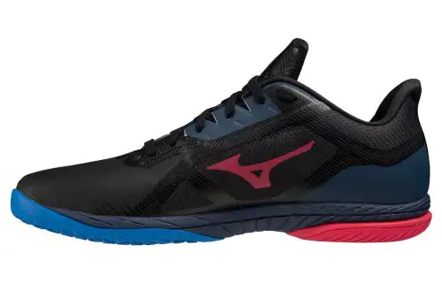 Mizuno Wave Drive Non slip Lightweight Low top Running Shoes Men's Black Blue