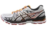 ASICS Gel Kayano20 Running Shoes Men's Low Top Silver/Orange