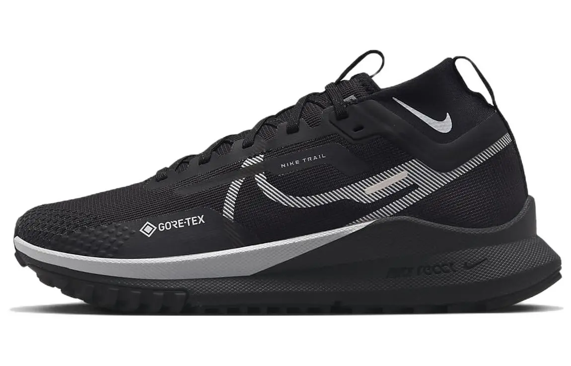 Nike React Pegasus Trail 4 Gore Tex Black Wolf Grey Women's