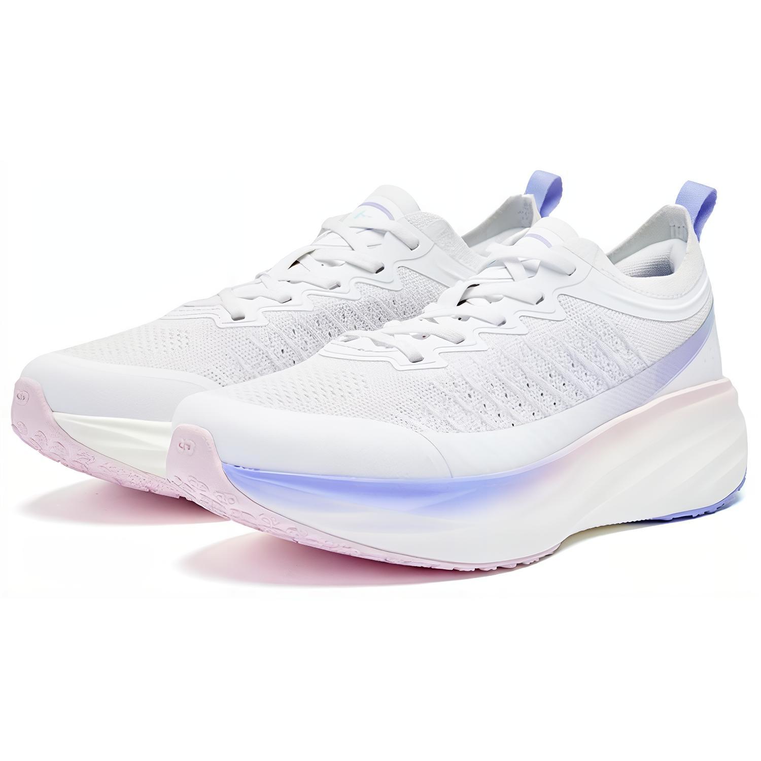 QIAODAN Q LITESPEED Cushioning Low top Running Shoes Women’s White Pink Purple