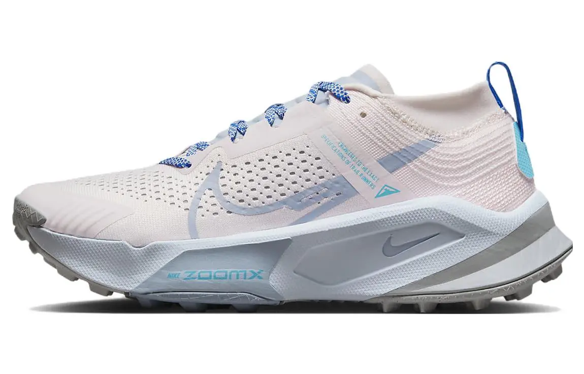 Nike ZoomX Zegama Trail Pearl Pink Coconut Milk Baltic Blue Blue Whisper Women's