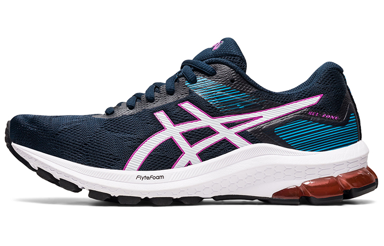 Asics Gel Zone 8 Sports Low top Running Shoes Women's Blue Pink