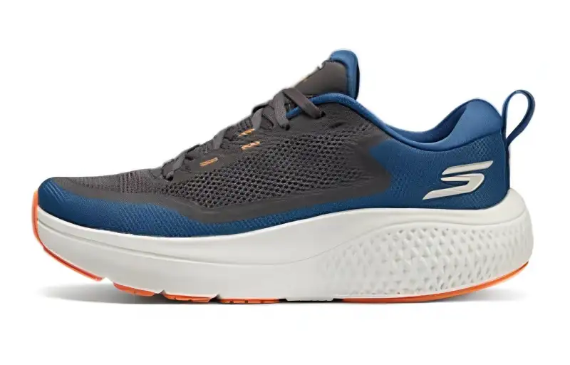 Skechers GO RUN SUPERSONIC MAX Fabric Cushioning, Wear Resistant Low top Running Shoes Men's Black Blue