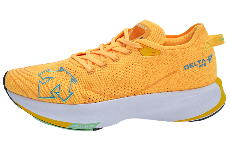 DESCENTE RUNNING Fabric Slip Resistant, Abrasion Resistant, Breathable Low top Carbon Plate Casual Running Shoes Unisex