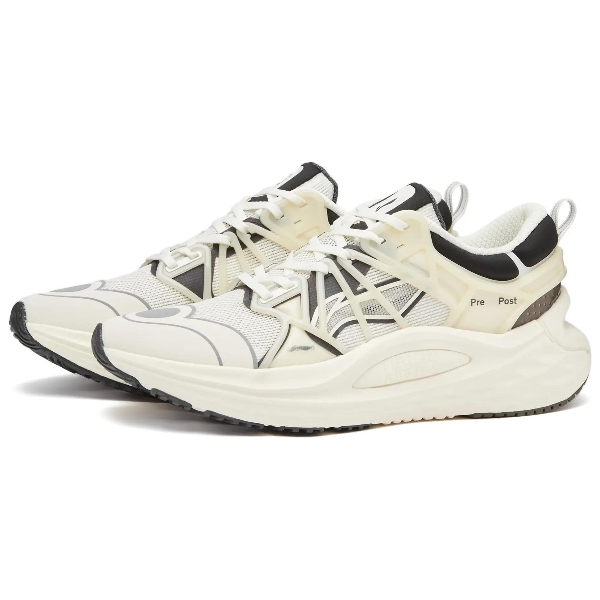 Li Ning Cushioning, Wear Resistant Low top Casual Running Shoes Men’s White