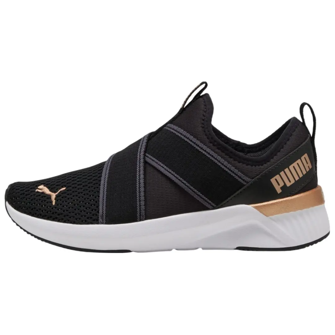 PUMA Softride Harli Cushioning Slip Resistant Low top Training Running Shoes Women's Black