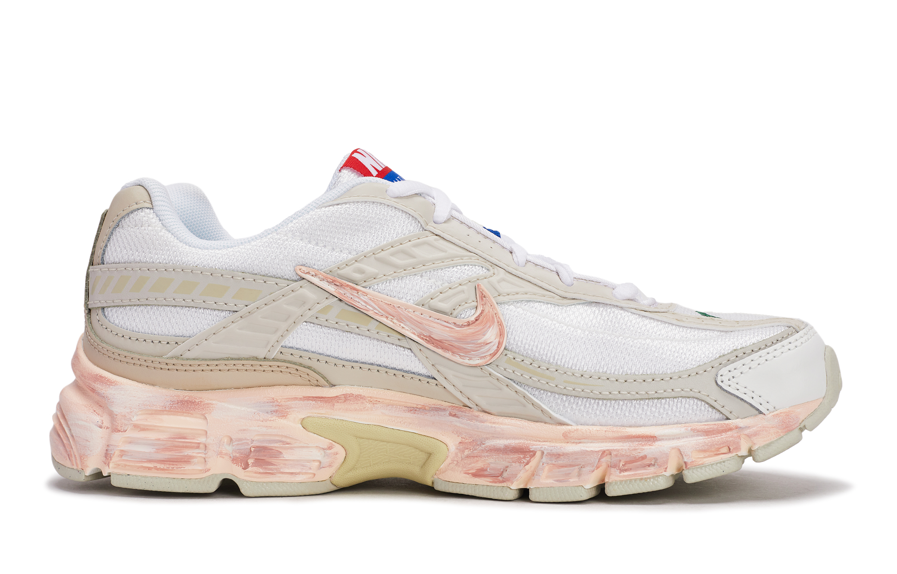 Nike Initiator Abrasion Resistant Abrasion Resistant Low top Running Shoes Women’s Beige White Pink