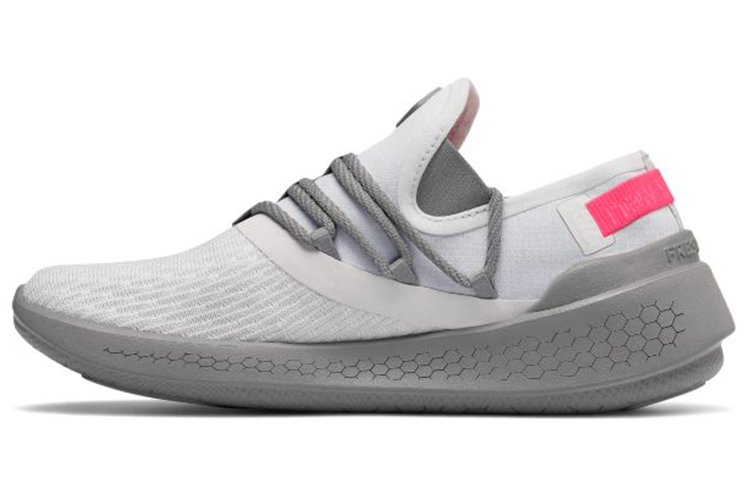 Женские кроссовки New Balance Lazr Fresh Foam NXT (бело-серо-розово-черные)