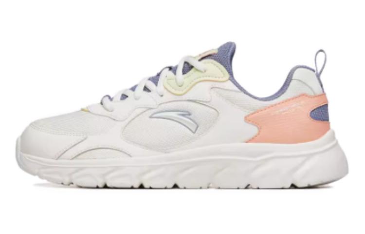 Anta Abrasion Resistant Breathable Low top Running Shoes Women’s White Pink