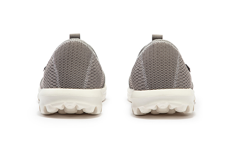 361° Slip on Collection Athleisure Cushioning Slip Resistant Low top Running Shoes Women’s Gray White