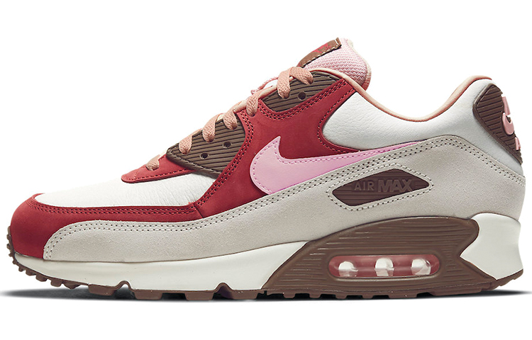 Кроссовки Nike Air Max 90 NRG Bacon (бело-красно-розовые)