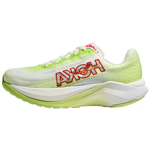 HOKA ONE ONE Mach X Cushioning Breathable Running Shoes Women's Green White