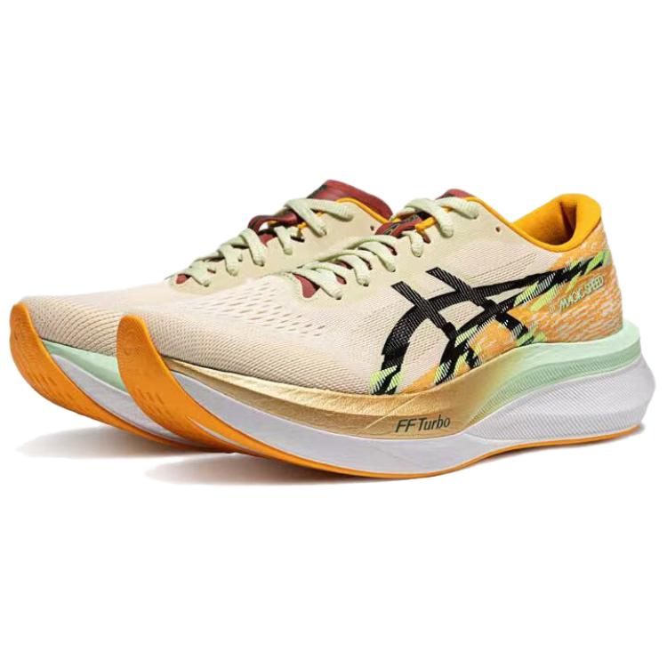 ASICS MAGIC SPEED 4 Soft And Comfortable Low top FF BLAST+ Casual Marathon Racing Running Shoes Men’s Orange