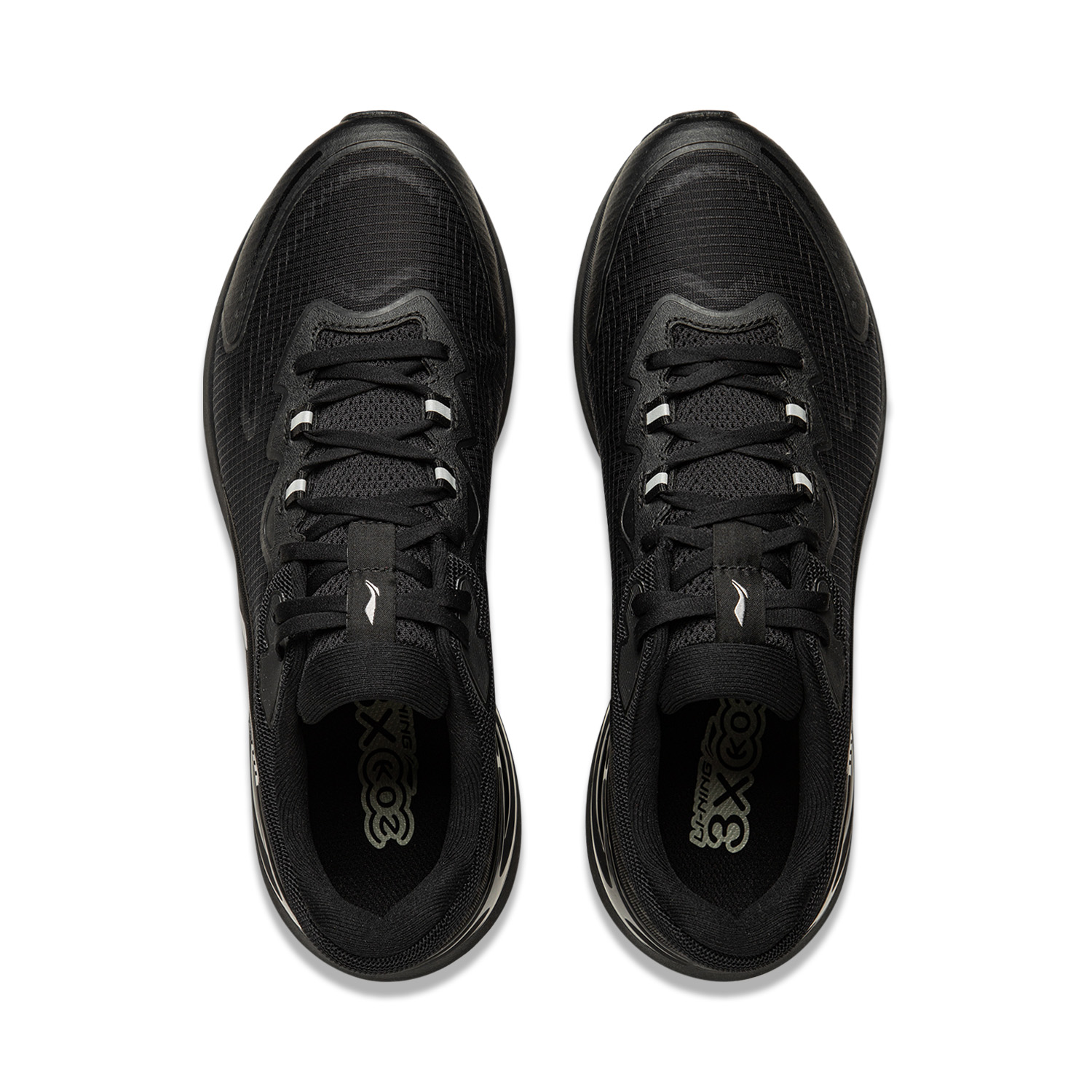 Li Ning Eazgo V2 Cushioning Abrasion Resistant Rebound Low top Running Shoes Men’s Black
