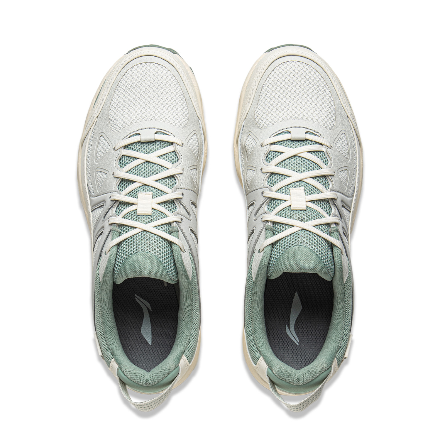 Li Ning Gundam Cushioning Slip Resistant Abrasion Resistant Rebound Low top Casual Trail Running Sprint Running Shoes