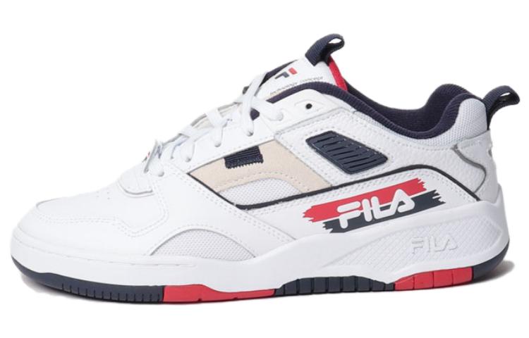 FILA Corda Comfortable Cushioning, Wear Resistant Low top Running Shoes Men's White Blue