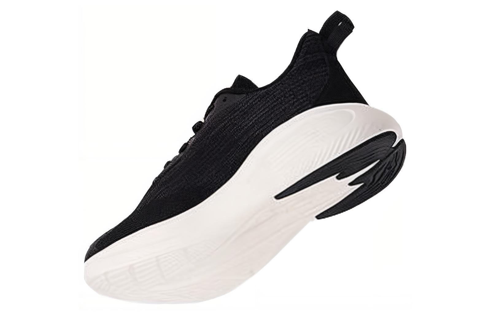 Erke Cushioning Slip Resistant Abrasion Resistant Breathable Low top Running Shoes Women’s Black White