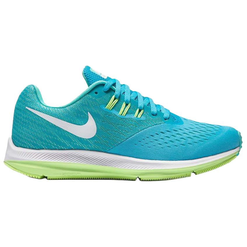 Nike Zoom Winflo 4 Abrasion Resistant Low top Casual Running Shoes Women’s Blue