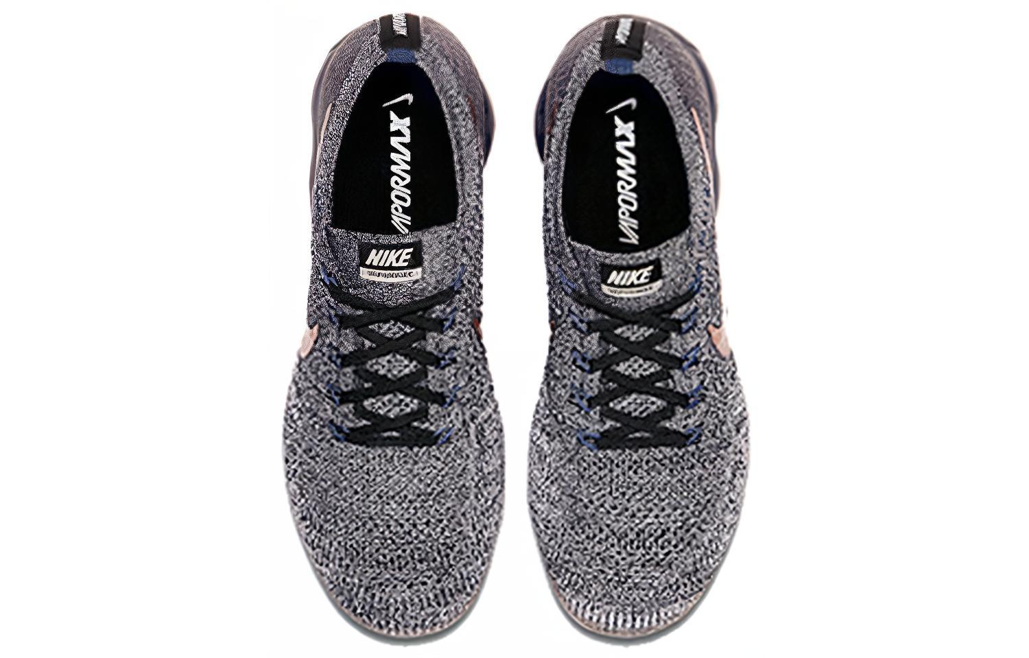 Кроссовки Nike VaporMax Flyknit 2 Air Explorer (серый с медным) — фото 3