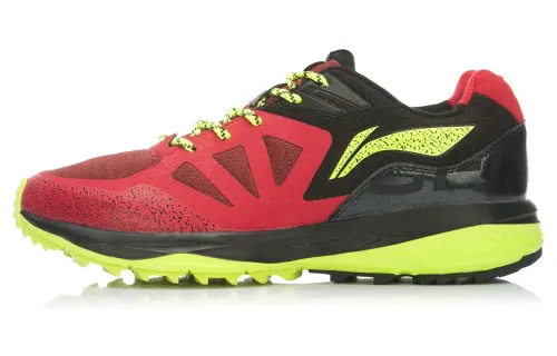 Li Ning Cloud 2 Textile, Synthetic Leather Abrasion Resistant Cushioning Waterproof Low top Running Shoes Men's