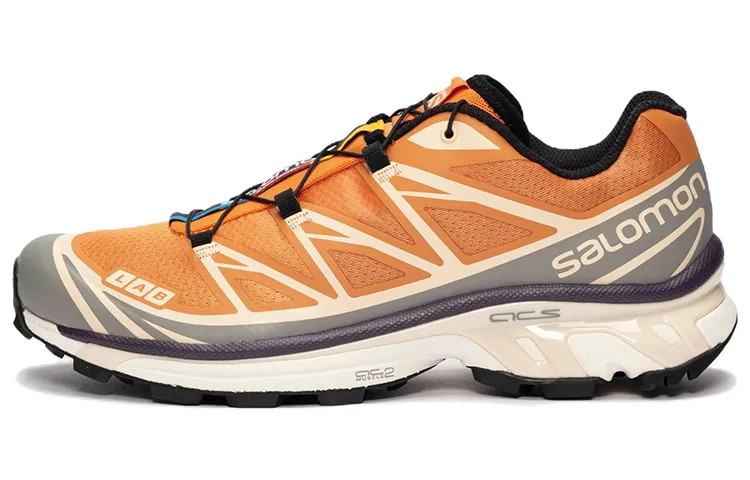 SALOMON XT 6 Fabric Cushioning Slip Resistant Abrasion Resistant Low top Casual Trail Running Training City Commuting