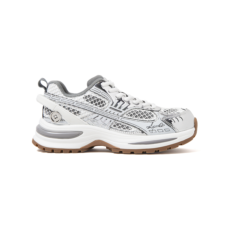 KILLWINNER Abrasion Resistant Coverage Height Increasing Low top Casual Running Shoes Unisex Silver