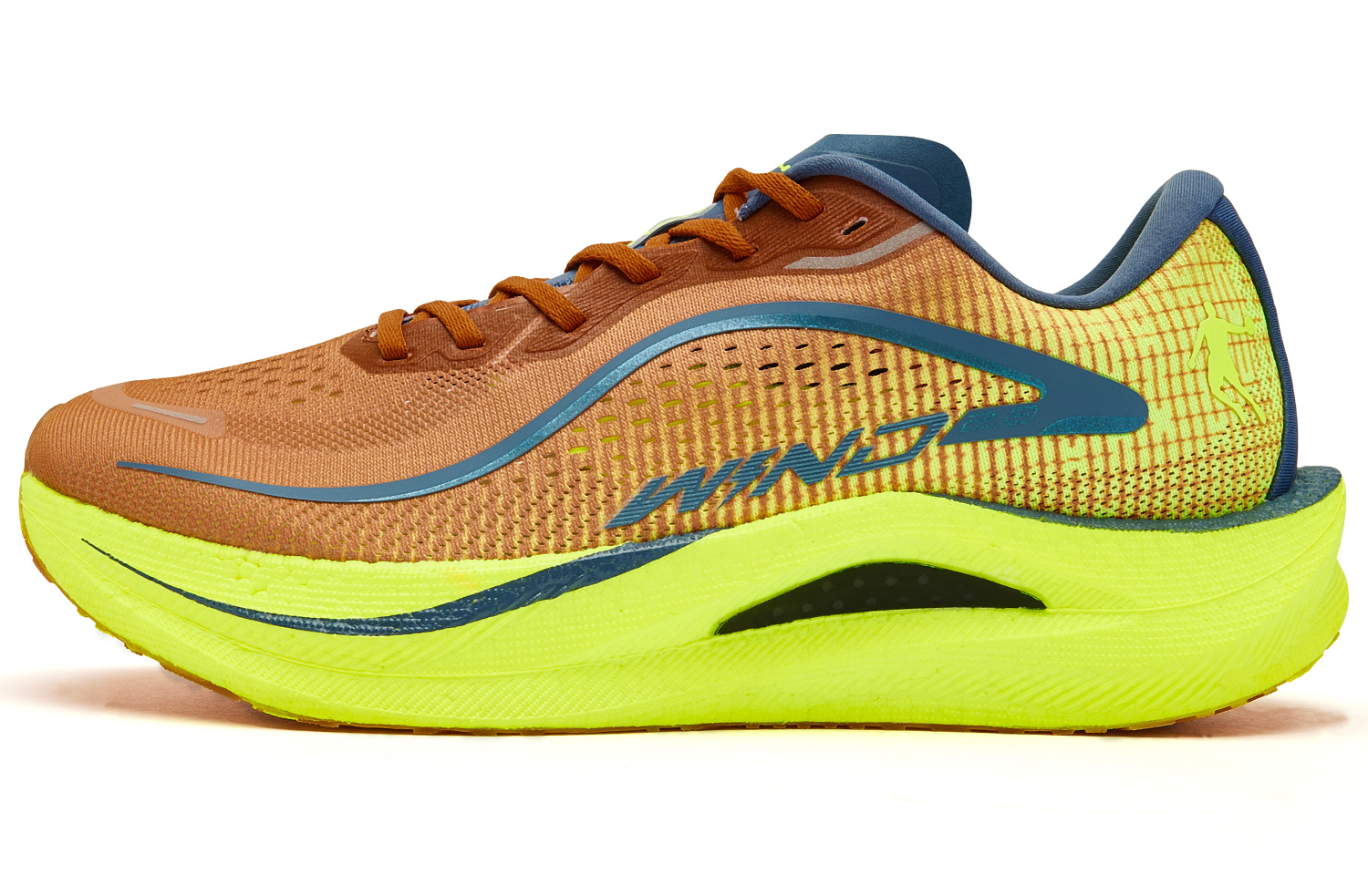 Jordan Strong Wind 2.0 Beginning of Summer Training Shock Absorbing Anti-Slip Wear-Resistant Low-top Marathon Racing Running Shoes Men's Shiny Yellow