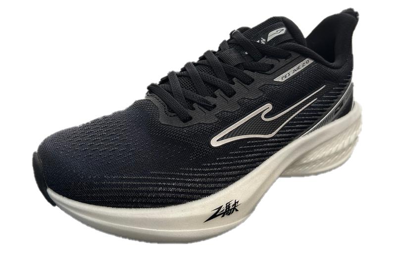 Erke Comfortable Round Toe Slip Resistant Abrasion Resistant Low top Running Shoes Women’s Black