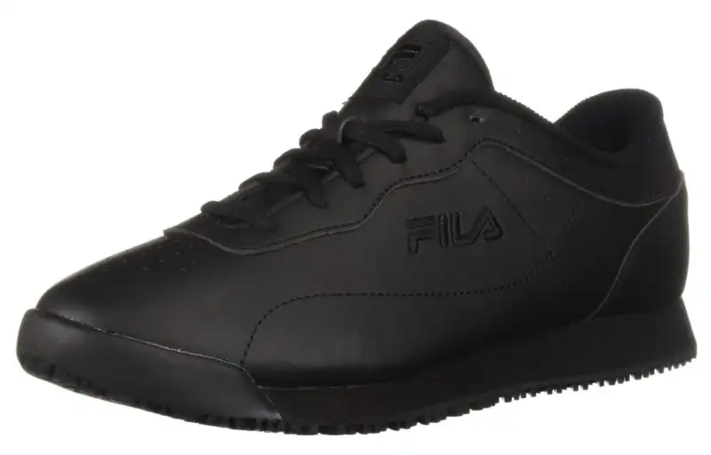 FILA Comfortable Round Toe Low top Running Shoes Women's Black