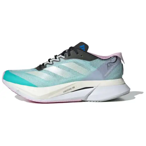 Adidas Adizero Boston 12 Comfortable And Lightweight Slip Resistant Abrasion Resistant Low top Running Shoes Women's