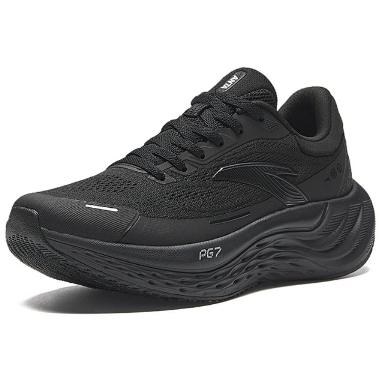 Anta Slip Resistant Abrasion Resistant Low top Running Shoes Women’s Basic Black