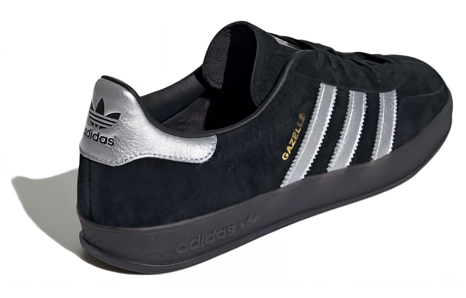 Adidas Gazelle Indoor 'Black Matte Silver'