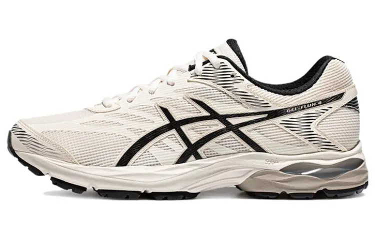 ASICS Gel Flux 4 Textile, Synthetic Leather Cushioning Abrasion Resistant Breathable Low top