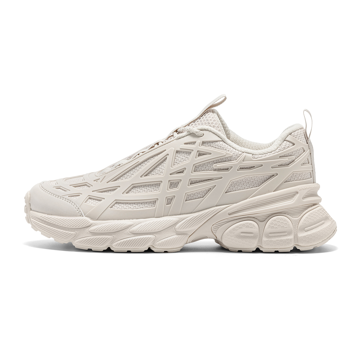 Kappa Slip Resistant, Abrasion Resistant, Lightweight Low top Running Shoes Unisex Beige Brown