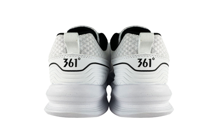 361° Lightweight And Breathable Low top Running Shoes Men’s White Black