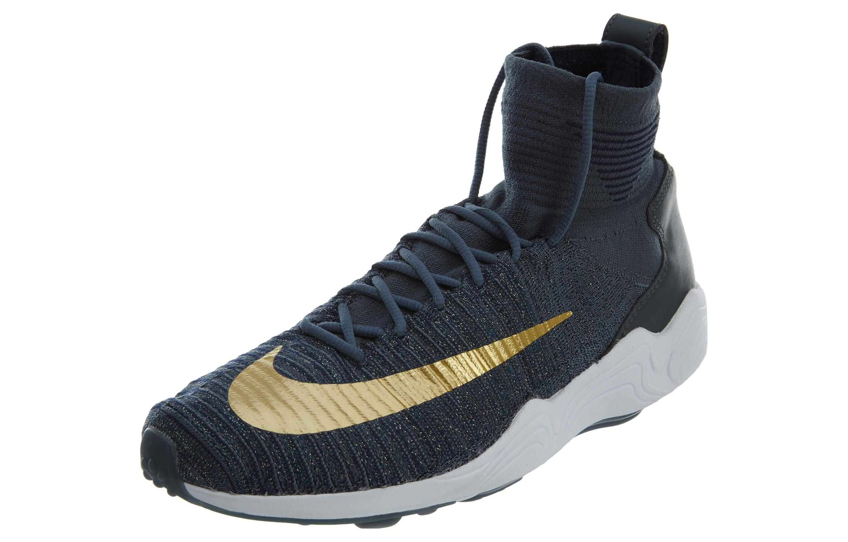 Nike Zoom Mercurial Xi Flyknit Fc Blue Fox/Metallic Gold Coin
