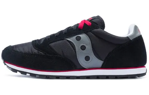 Saucony Jazz Low Pro Vintage Low top Running Shoes Men's Black Gray Red