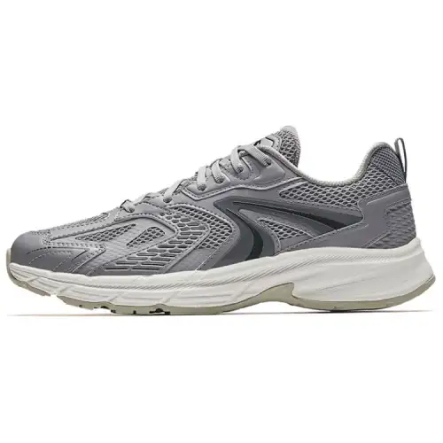 Anta Slip Resistant Abrasion Resistant Slip Resistant Abrasion Resistant Low top Casual Running Shoes Men's Pigeon Gray