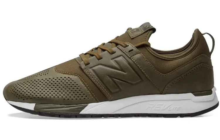 247 New Balance Leather 'Olive'