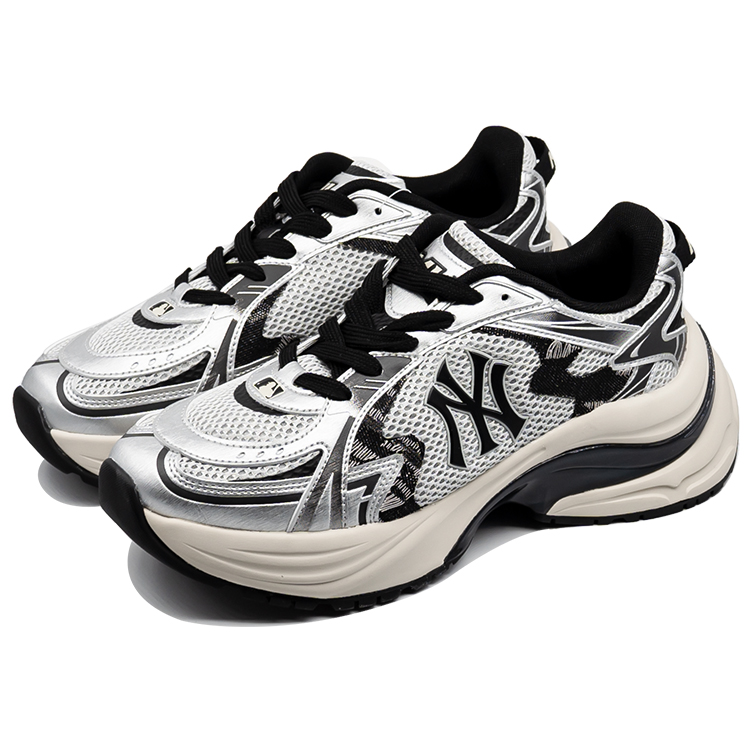 MLB New York Yankees Textile, Synthetic Leather Slip Resistant Abrasion Resistant Low top Casual Running Shoes Unisex
