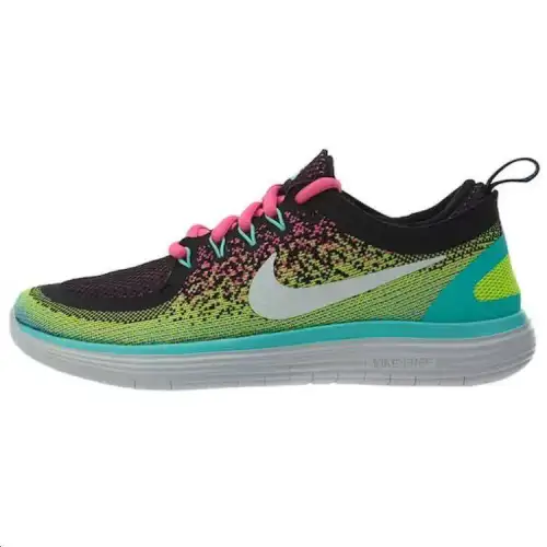 Nike Free Rn Distance 2 Pink Blast Off White Black Women's