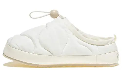 FILA Comfortable Round Toe Closed Toe Slippers Unisex White
