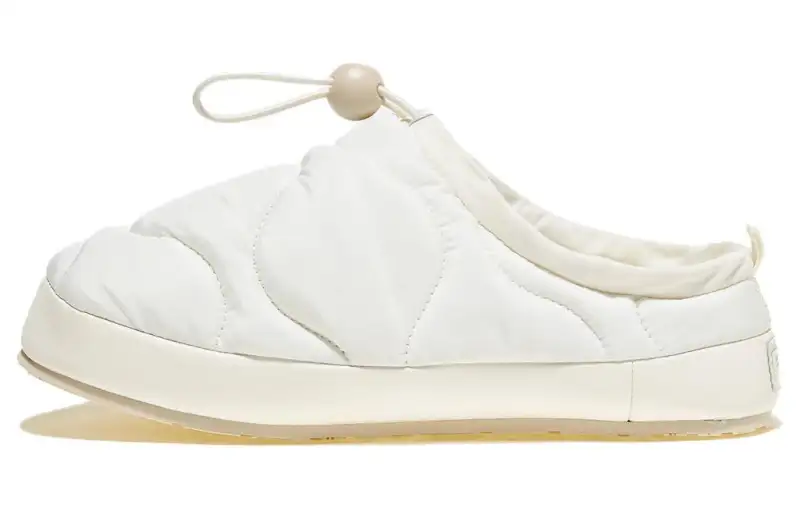 FILA Comfortable Round Toe Closed Toe Slippers Unisex White