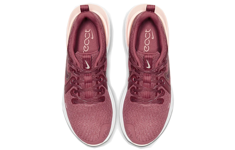 Женские кроссовки Nike Legend React 2 (красный / серый) — фото 4