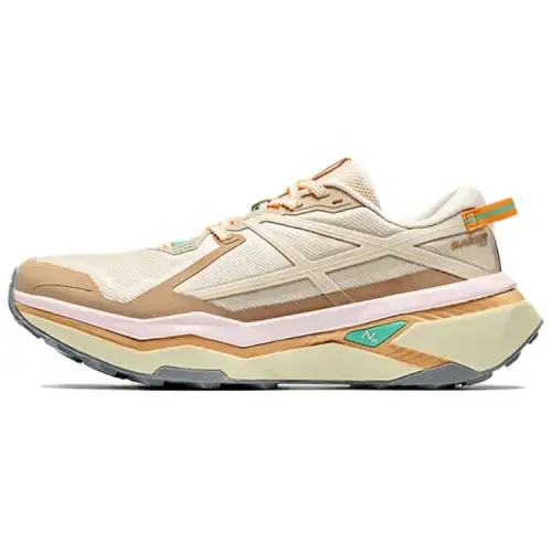 Anta Peregrine Falcon 2 Fabric Cushioning, Wear Resistant Low top Running Shoes Women's Beige Brown