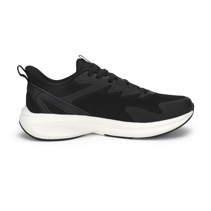 PEAK State Pole Abrasion Resistant Breathable Casual Running Shoes Men’s Black White