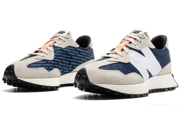 Кроссовки New Balance 327 (синие) — фото 3