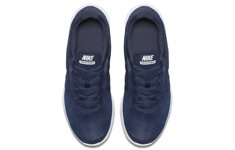 Мужские кроссовки Nike REVOLUTION 3 (сине-белые) — фото 4