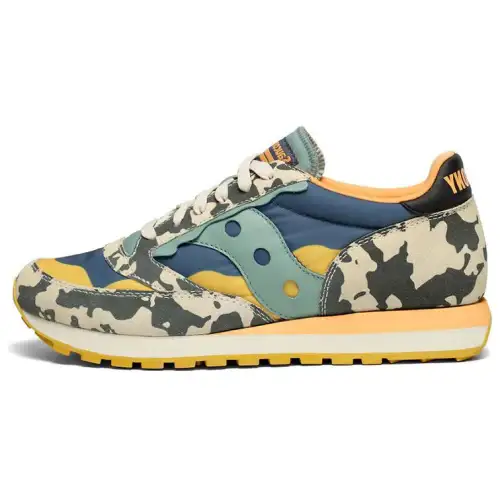 Saucony Jazz 81 Vintage Fabric Cushioning Slip Resistant Abrasion Resistant Lightweight Low top Running Shoes Unisex
