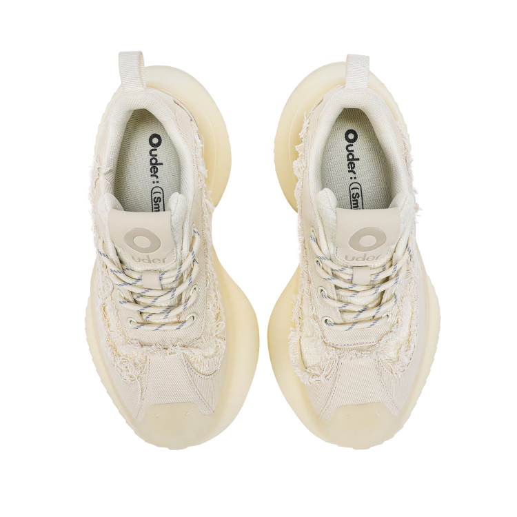 Ouder Speed J01 Slip Resistant, Abrasion Resistant, Breathable Low top Casual Training Running Shoes Unisex White